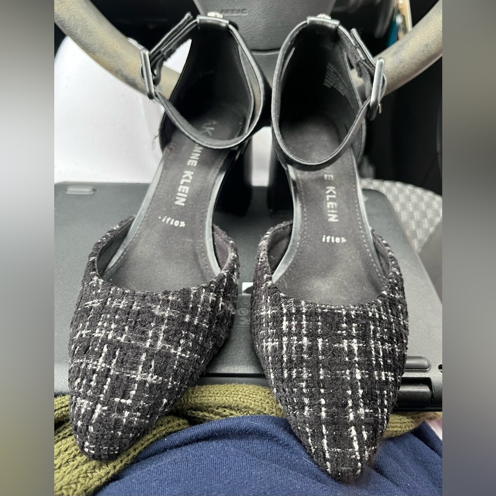 Tweed heels